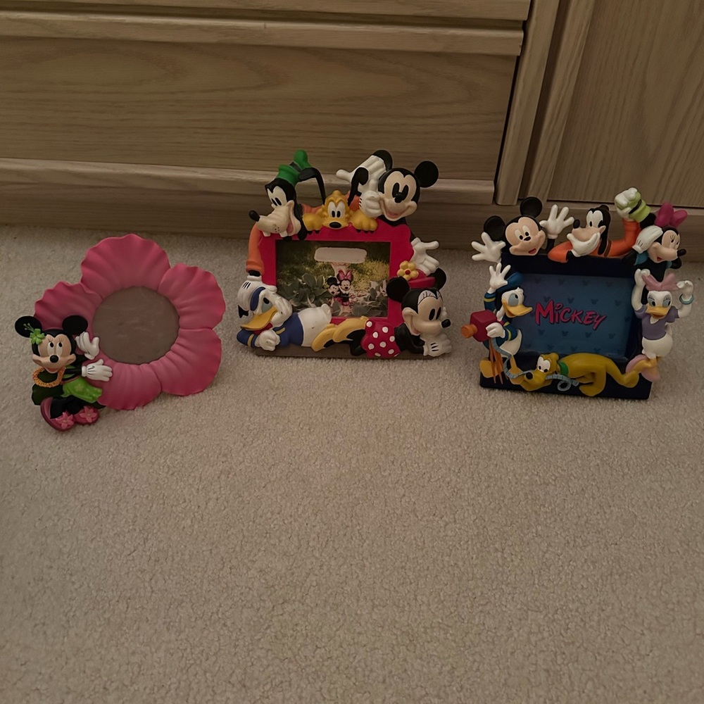 Disney Mickey Mouse and Friends Colorful Picture Frames